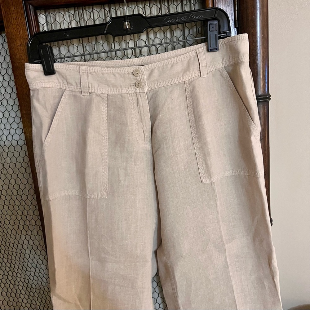 Tommy Bahama Linen Capri Pants - Picture 2 of 7
